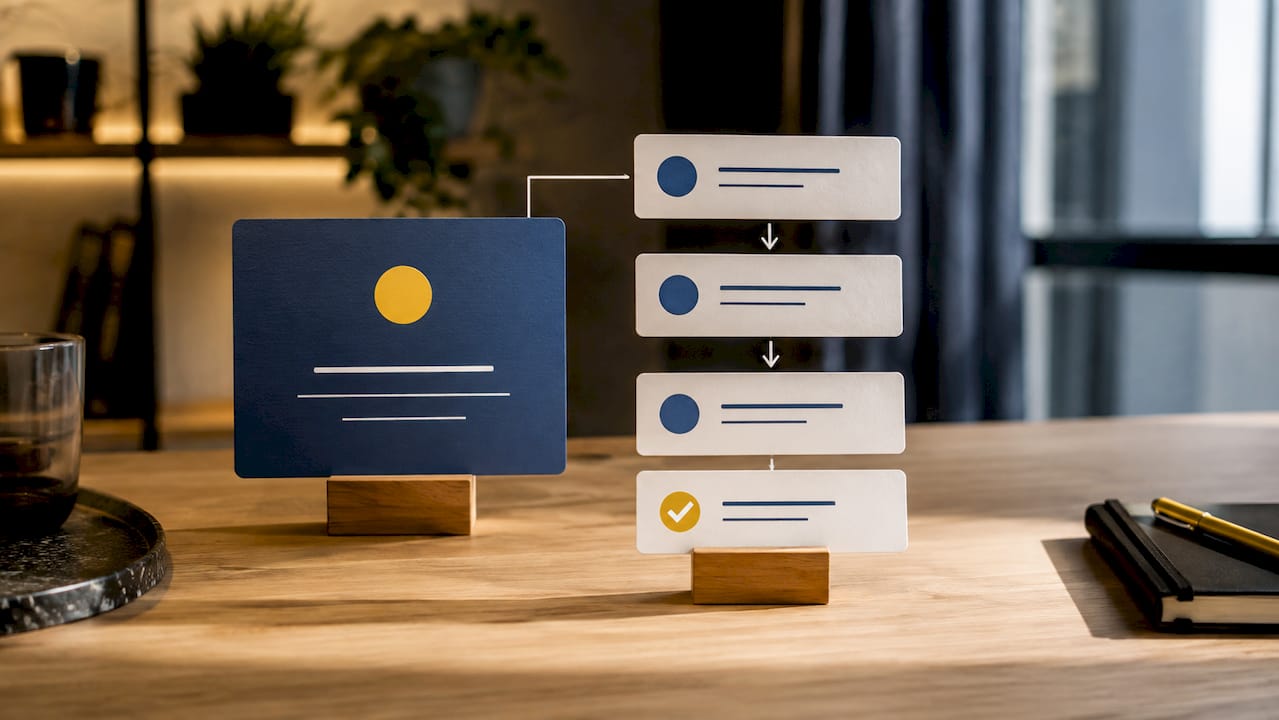 Daily tasks connected to larger goal